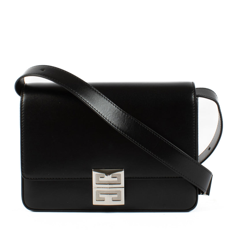 Givenchy Black Box Calfskin Medium 4G Crossbody Bag