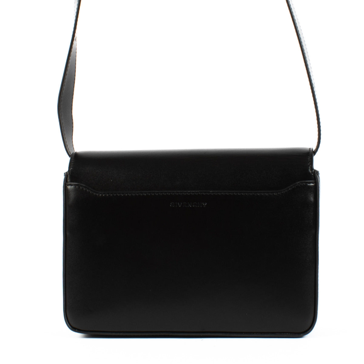 Sac bandoulière Givenchy 4G moyen en cuir de veau noir