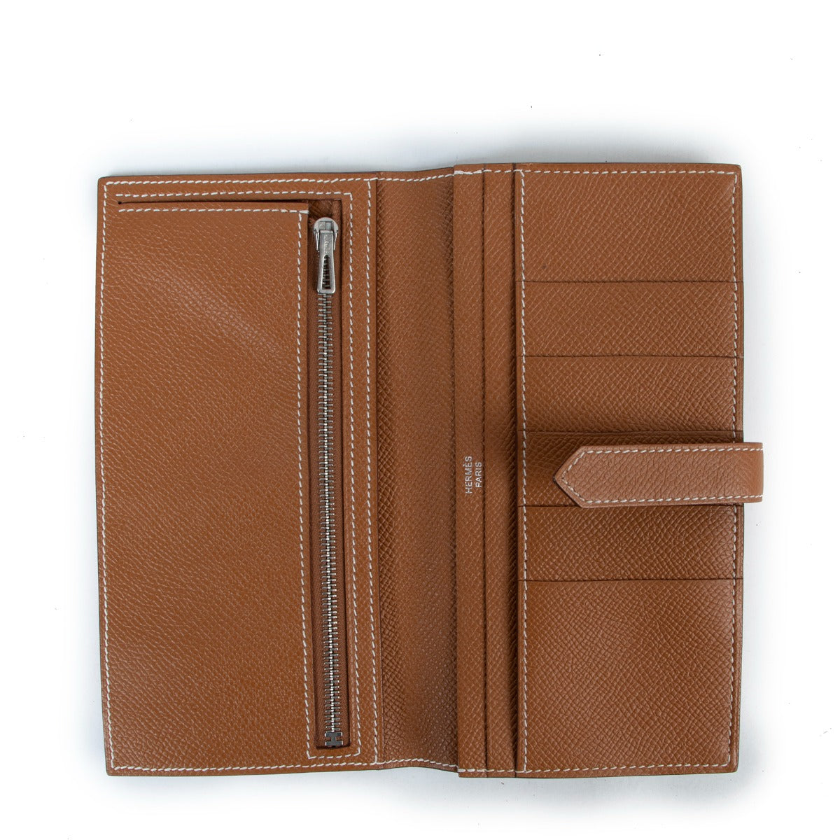 Shop authentic second hand Hermès Bearn Gold Epsom Wallet at Labellov