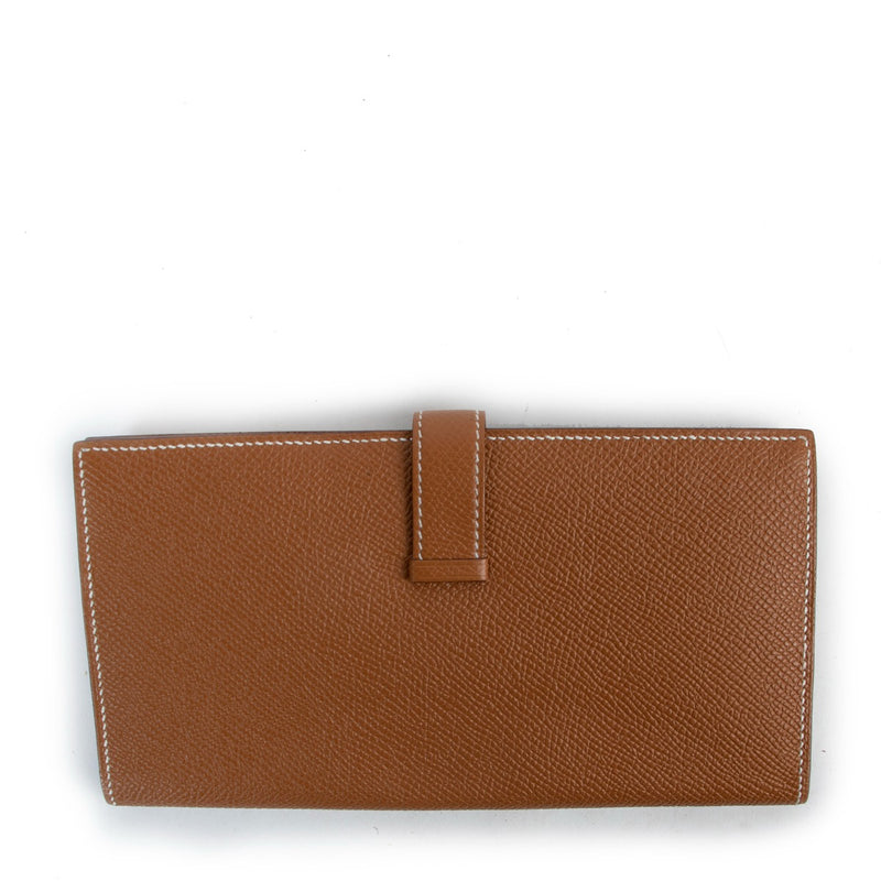 Shop authentic second hand Hermès Bearn Gold Epsom Wallet at Labellov