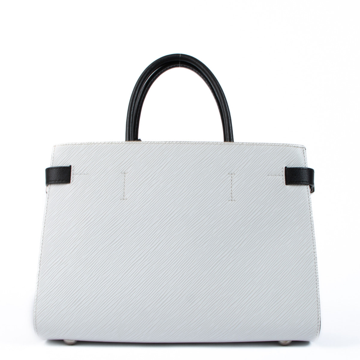 Louis Vuitton Witte Epi Leren Twist Tote Tas