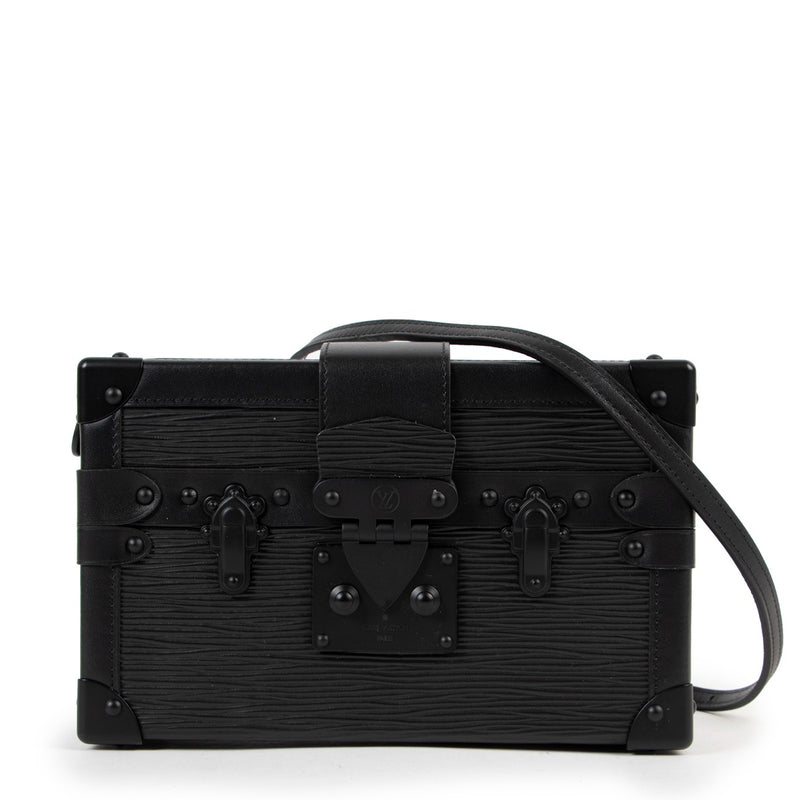 Shop authentic second hand designer luxury Louis VuittonPetite Malle All Black Bag at Labellov