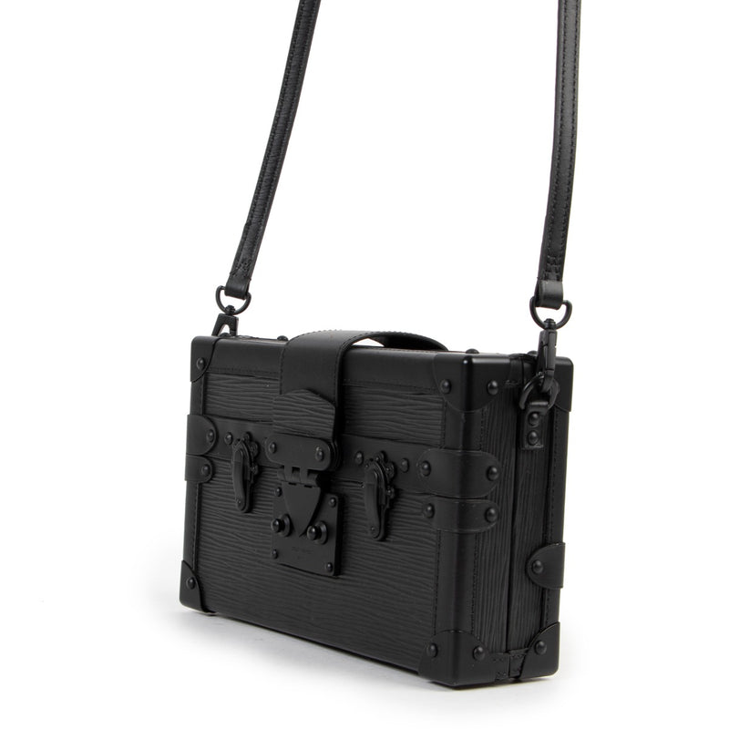 Shop authentic second hand designer luxury Louis VuittonPetite Malle All Black Bag at Labellov