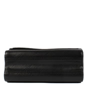 Shop safe online at Labellov in Antwerp, Brussels and Knokke this 100% authentic second hand Louis Vuitton Black Epi Leather Twist MM Top Handle Bag