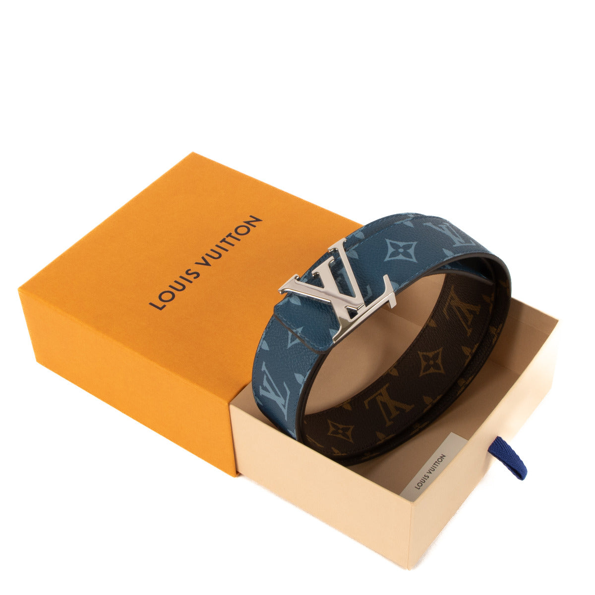Ceinture réversible Louis Vuitton Monogram Initials - taille 90