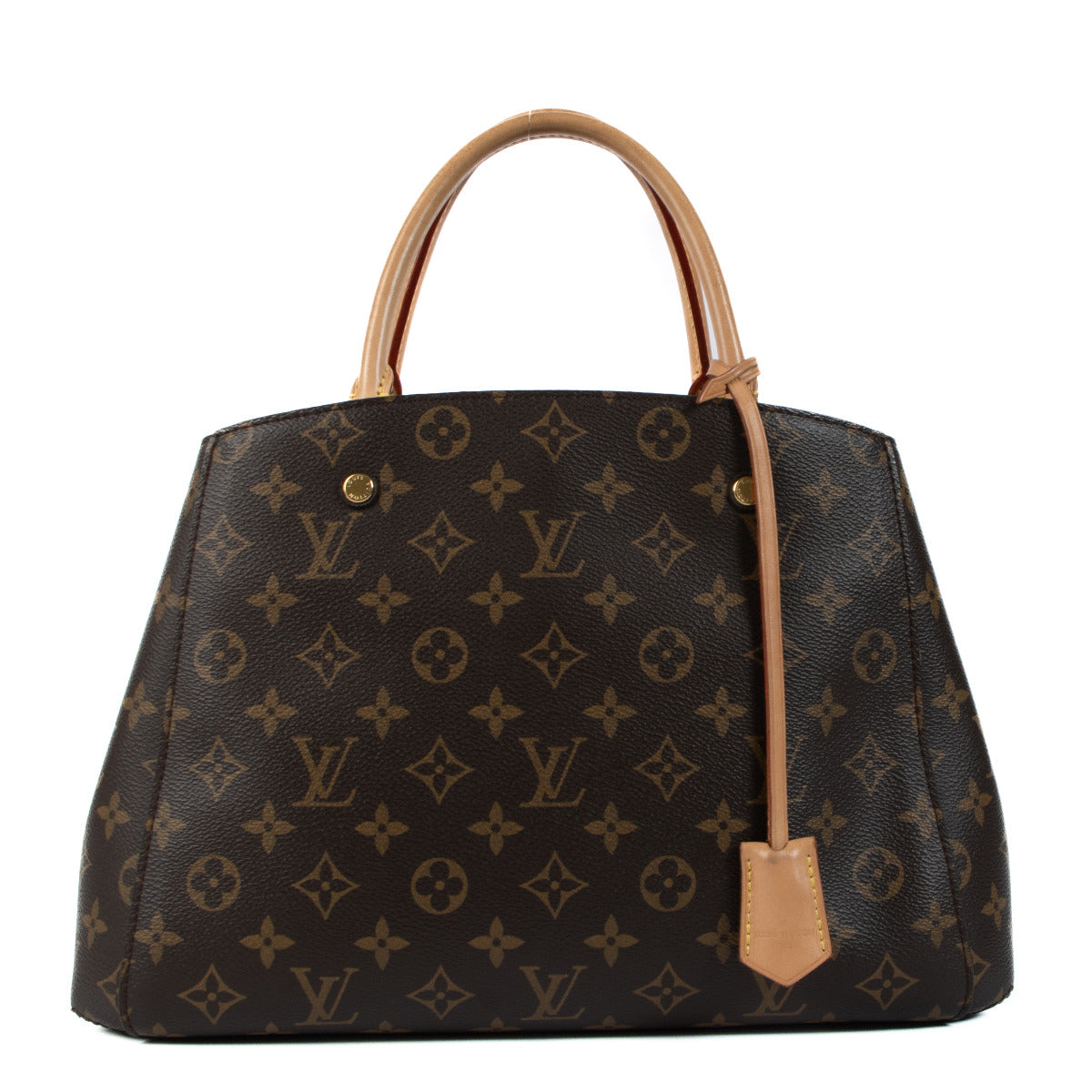 Louis Vuitton Monogram Montaigne MM Top Handle for the best price at Labellov secondhand luxury in Antwerp Knokke Brussels and worldwide