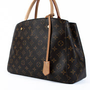 Louis Vuitton Monogram Montaigne MM Top Handle aan de beste prijs bij Labellov