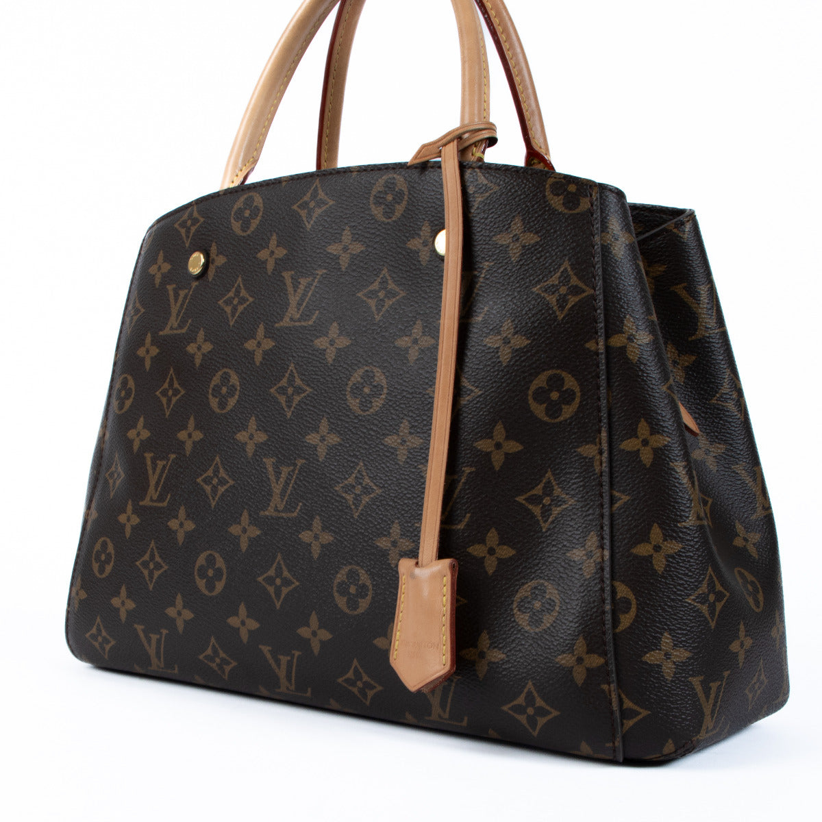 Louis Vuitton Monogram Montaigne MM Top Handle aan de beste prijs bij Labellov