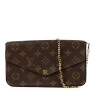 Shop safe online at Labellov in Antwerp, Brussels and Knokke this 100% authentic second hand Louis Vuitton Monogram Canvas Pochette Félicie