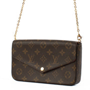 Shop safe online at Labellov in Antwerp, Brussels and Knokke this 100% authentic second hand Louis Vuitton Monogram Canvas Pochette Félicie