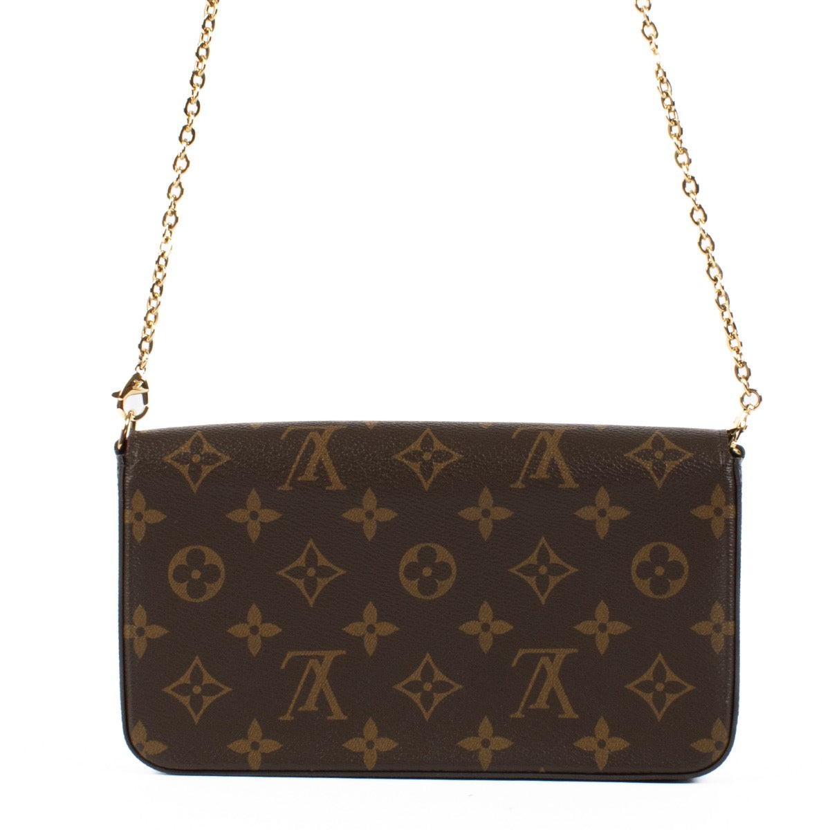 Shop safe online at Labellov in Antwerp, Brussels and Knokke this 100% authentic second hand Louis Vuitton Monogram Canvas Pochette Félicie