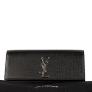 Saint Laurent Black Leather Clutch