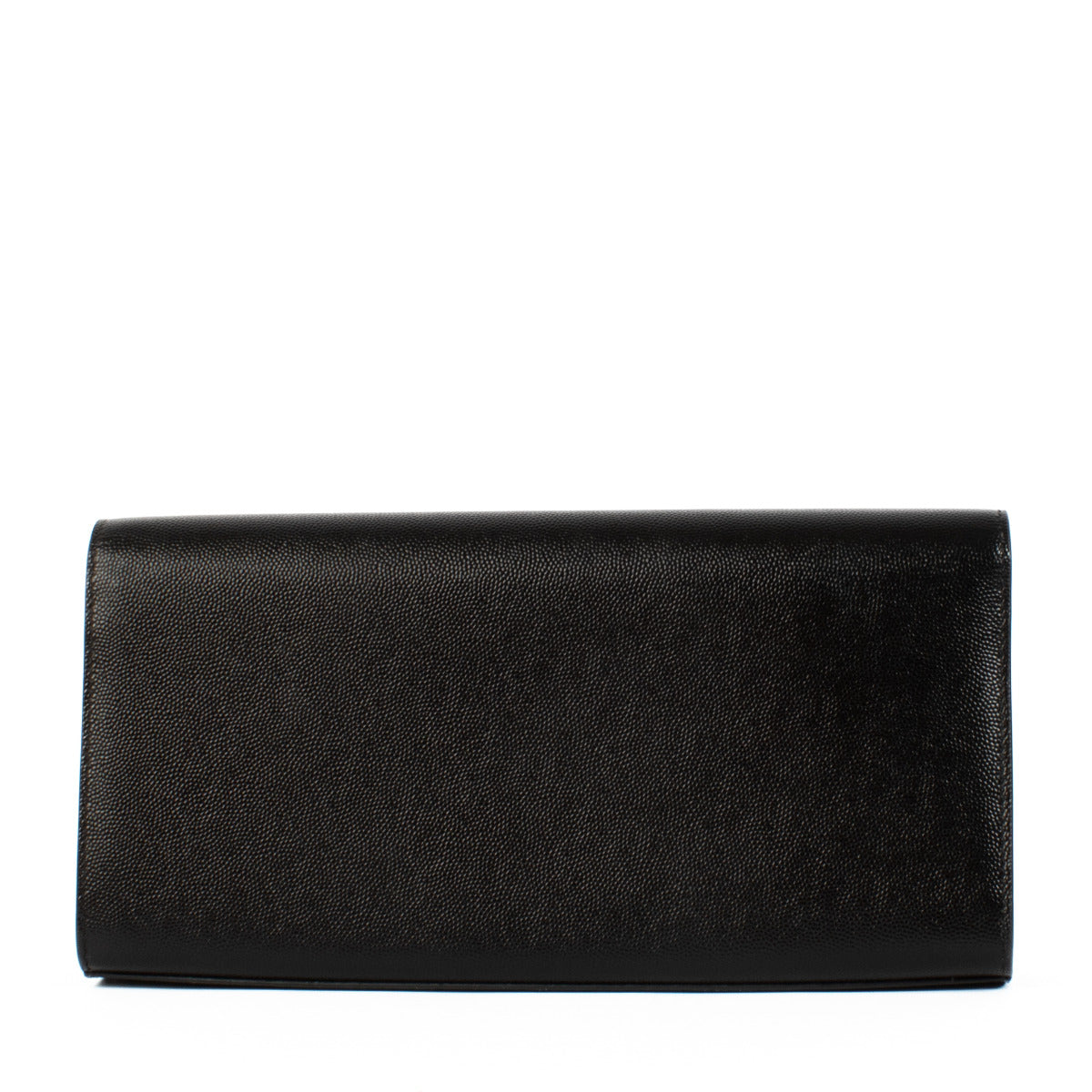 Saint Laurent Black Leather Kate Clutch