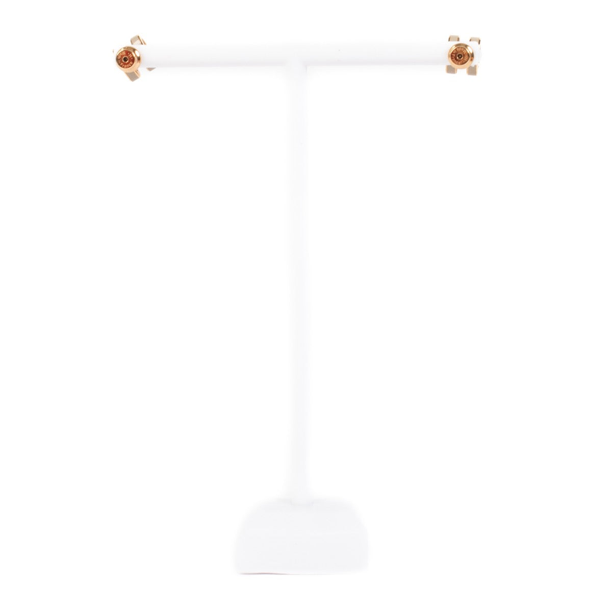 shop 100% authentic second hand Hermès Marron Glacè Mini Pop H Earrings on Labellov.com
