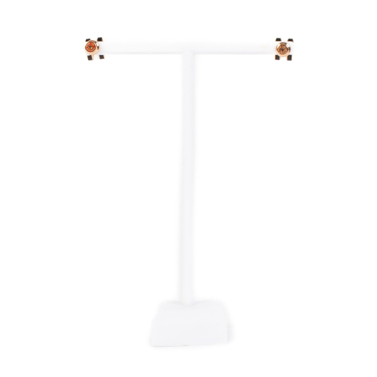 Hermès Black Mini Pop H Earrings