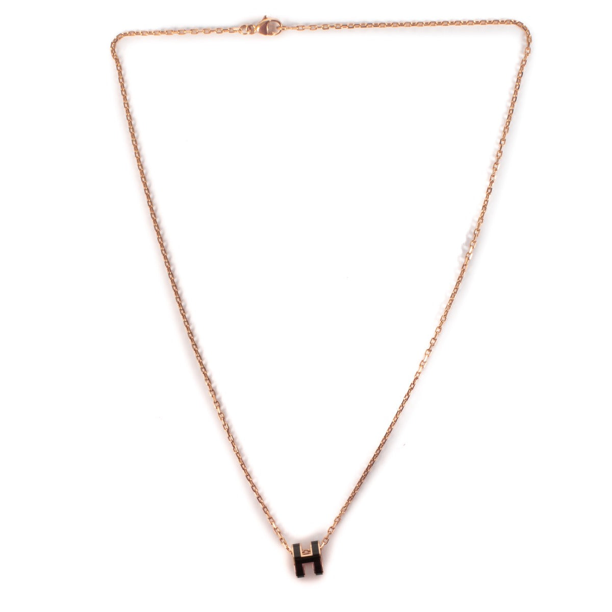 Collier Hermès Mini Pop H noir