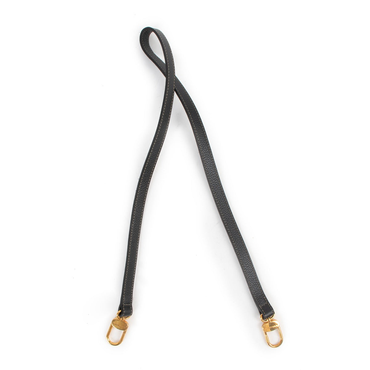 Delvaux Black Jumping Leather Shoulder Bag Strap