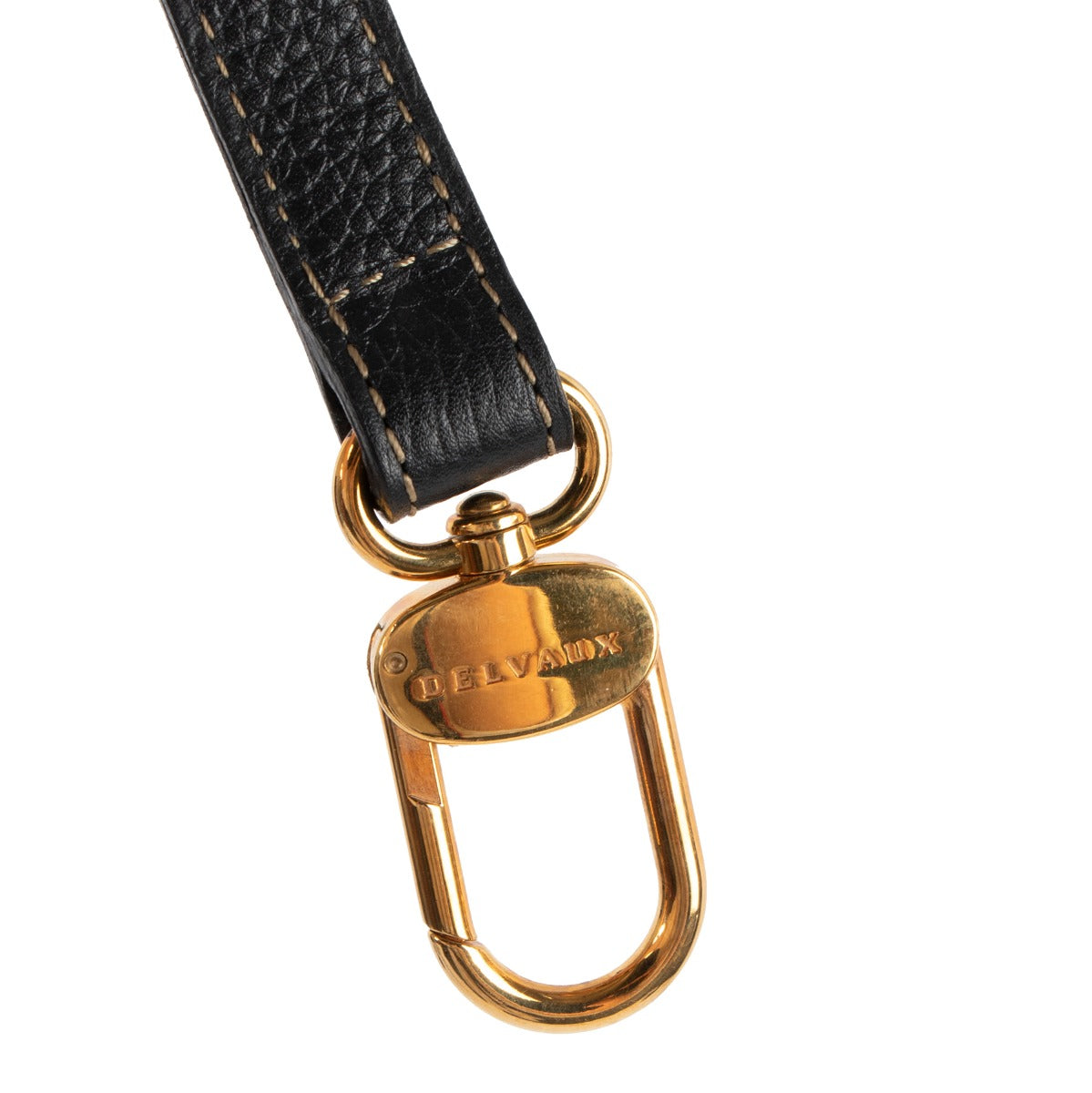 Delvaux Black Jumping Leather Shoulder Bag Strap