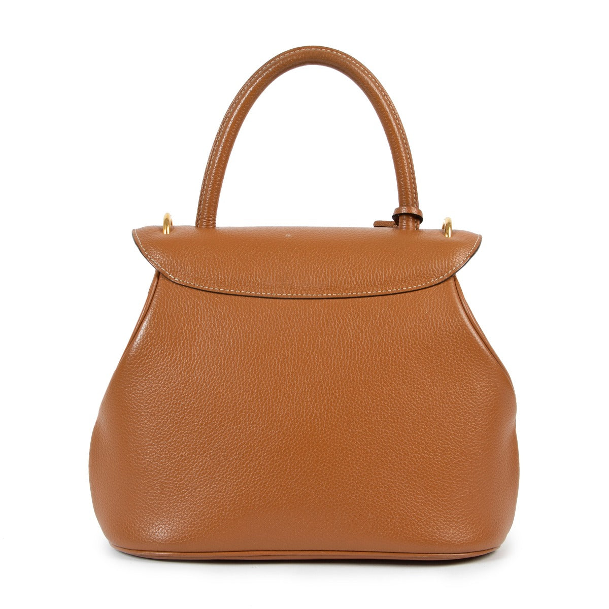 Shop vintage Delvaux Fauve Baltimore PM Top Handle Bag at Labellov