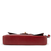 Shop safe online at Labellov in Antwerp this 100% authentic second hand Delvaux Burgundy Pebbled Leather Crossbody