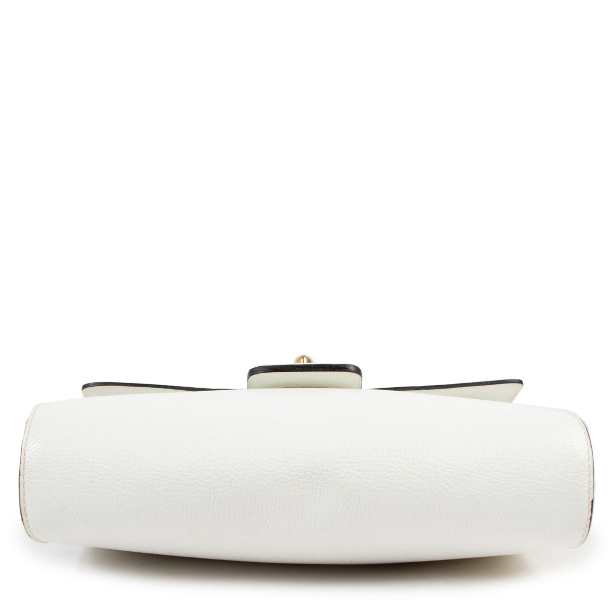 Shop vintage Delvaux White Turnlock Crossbody Bag at Labellov