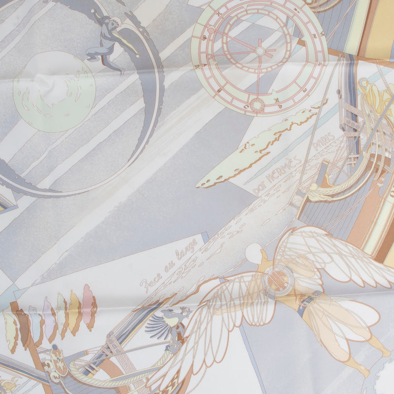 Buy an authentic second Hermès Carré 90 Les Fleurs Pour Le Dire Silk Scarf in very good condition