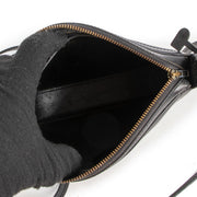 Buy online an authentic second hand Delvaux black box leather crossbody in preloved condition at Labellov in Antwerp.