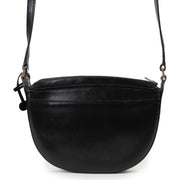 Buy online an authentic second hand Delvaux black box leather crossbody in preloved condition at Labellov in Antwerp.
