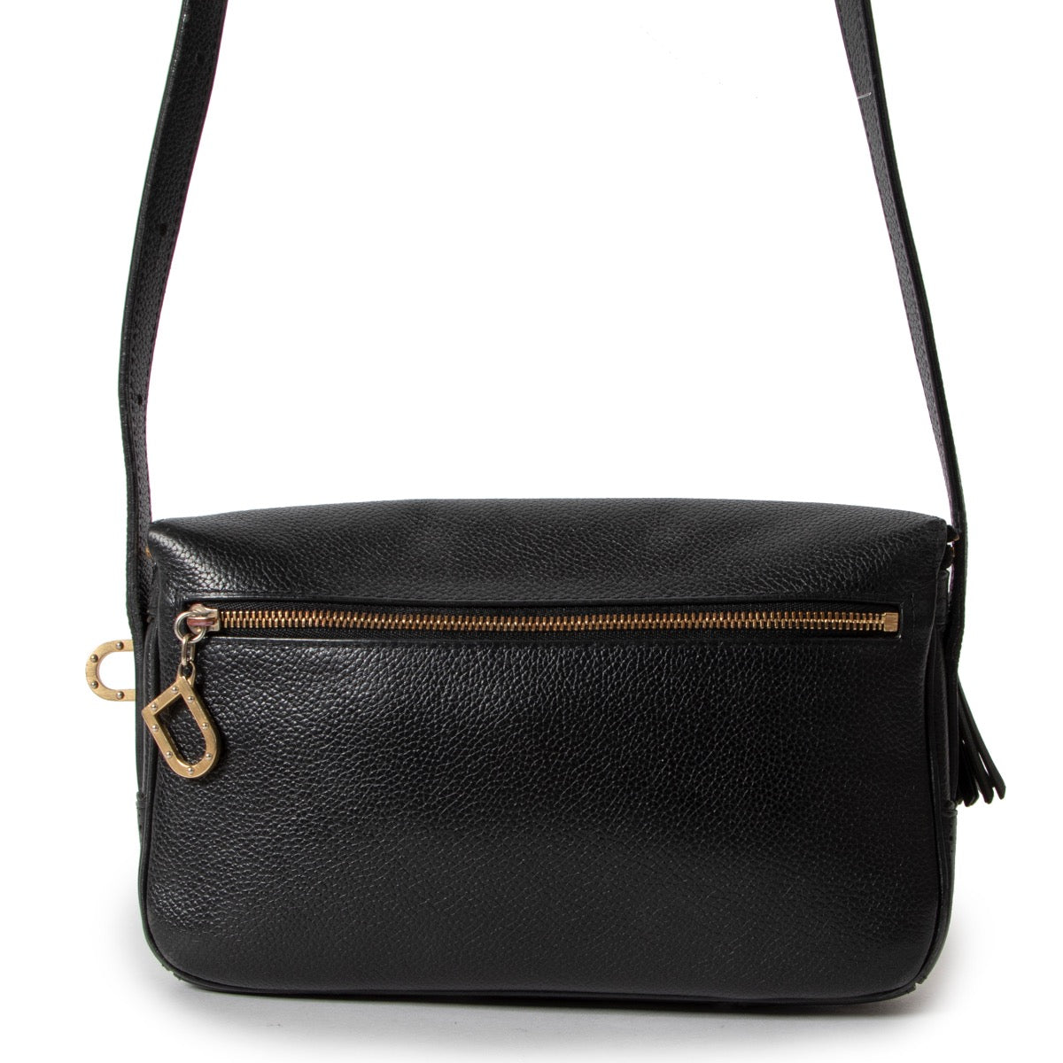 Buy an authentic second hand Delvaux Marie Black Leather Crossbody in very good condition at Labellov