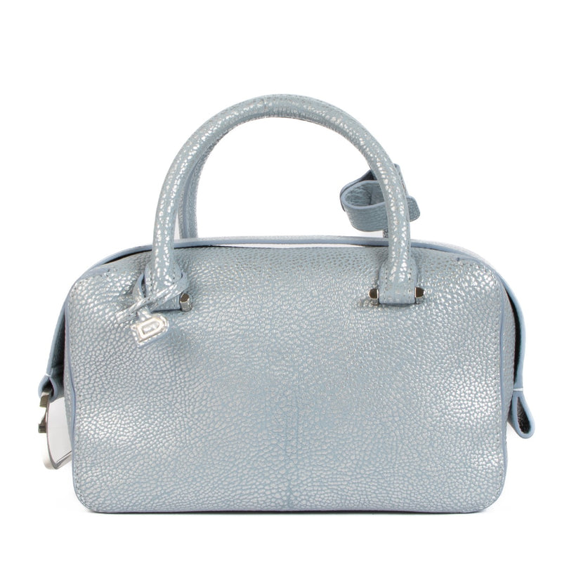 Delvaux Flashlight Crispy Calf Cool Box Mini Handbag