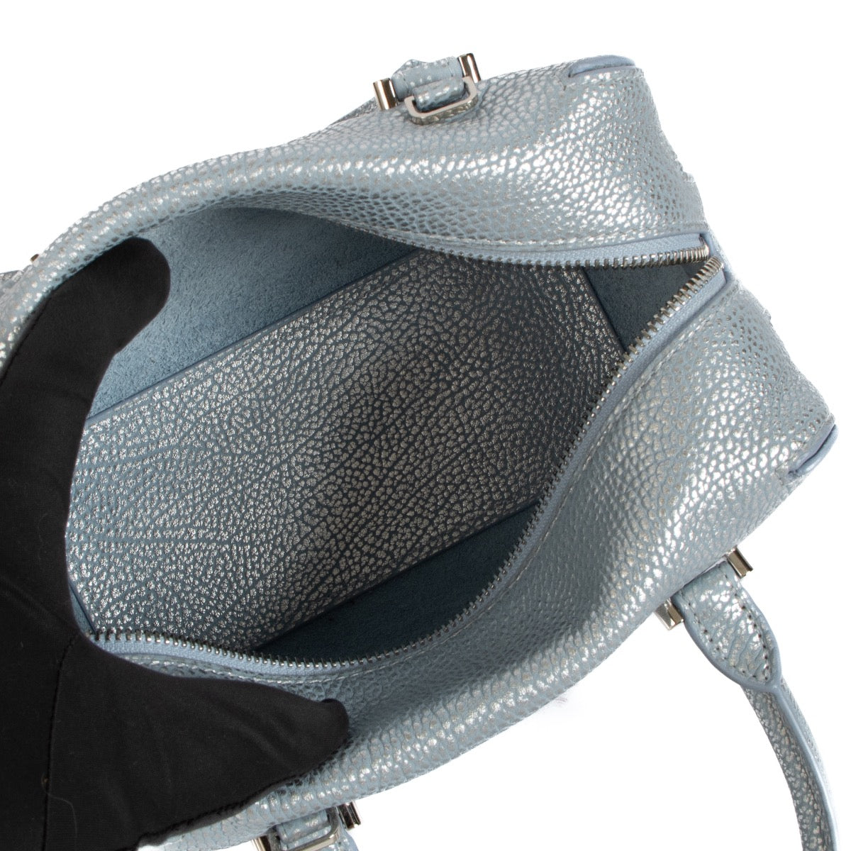 Delvaux Flashlight Crispy Calf Cool Box Mini Handbag