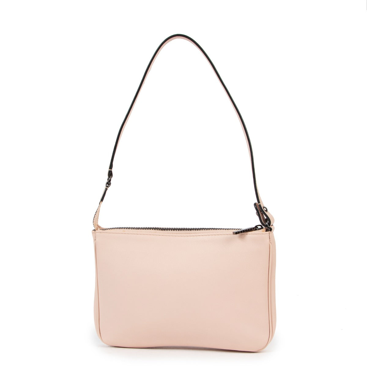 Buy online an authentic second hand Delvaux pink shoulder bag in good condition at Labellov in Antwerp.