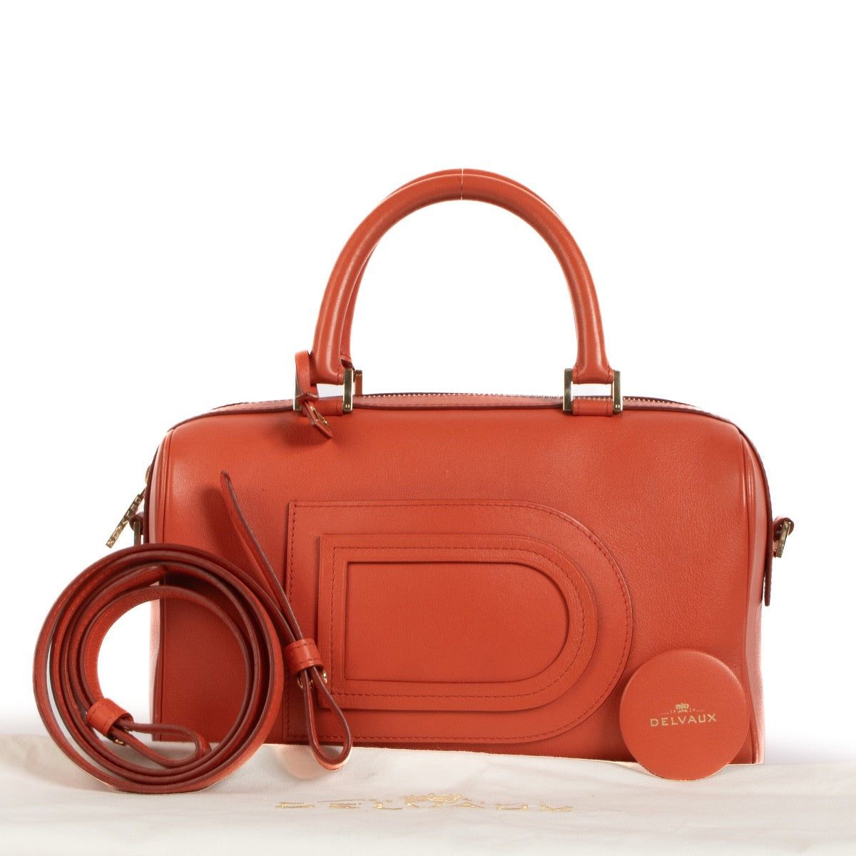 Shop 100% authentic second-hand Delvaux Sunset Allure Louise Boston PM Bag on Labellov.com