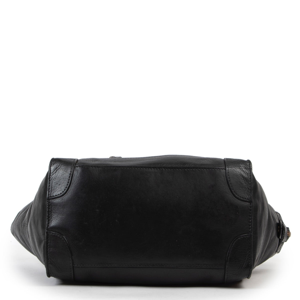 Buy an authentic second hand Celine Black Leather Luggage Bag in good-preloved condition at Labellov.