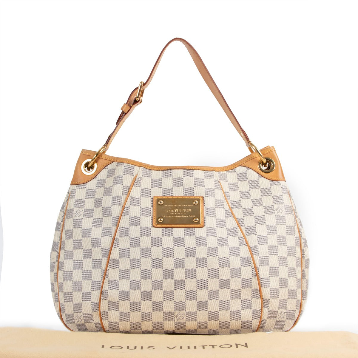 Shop authentic second hand designer vintage Louis Vuitton Galliera PM Damier Azur Canvas Bag at Labellov