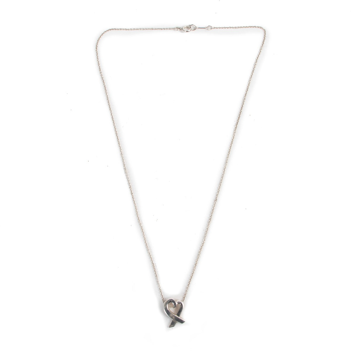 Shop authentic second hand Tiffany & Co Paloma Picasso Loving Heart Necklace at Labellov