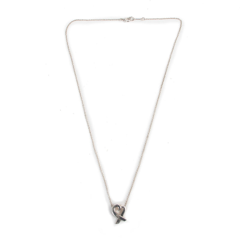 Shop authentic second hand Tiffany & Co Paloma Picasso Loving Heart Necklace at Labellov