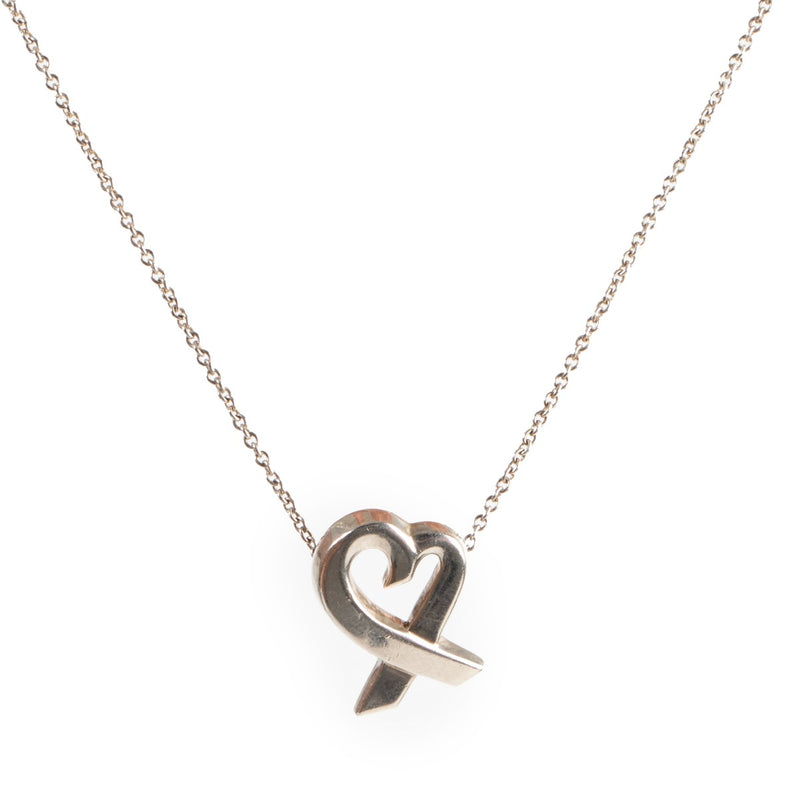 Shop authentic second hand Tiffany & Co Paloma Picasso Loving Heart Necklace at Labellov