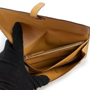 Hermès Dogon Duo Moutarde Togo PHW Wallet