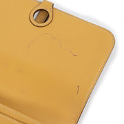 Hermès Dogon Duo Moutarde Togo PHW Wallet