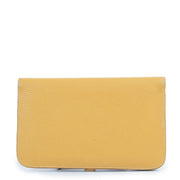 Hermès Dogon Duo Moutarde Togo PHW Wallet