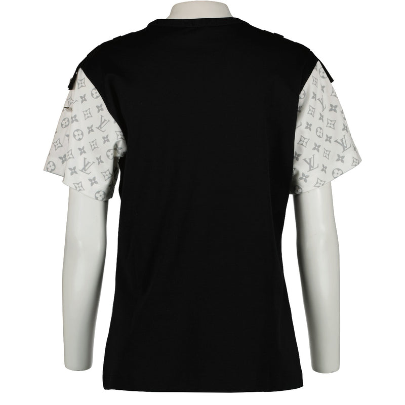 Buy an authentic second-hand Louis Vuitton Black White Monogram Top in very good condition at Labellov Antwerp.
