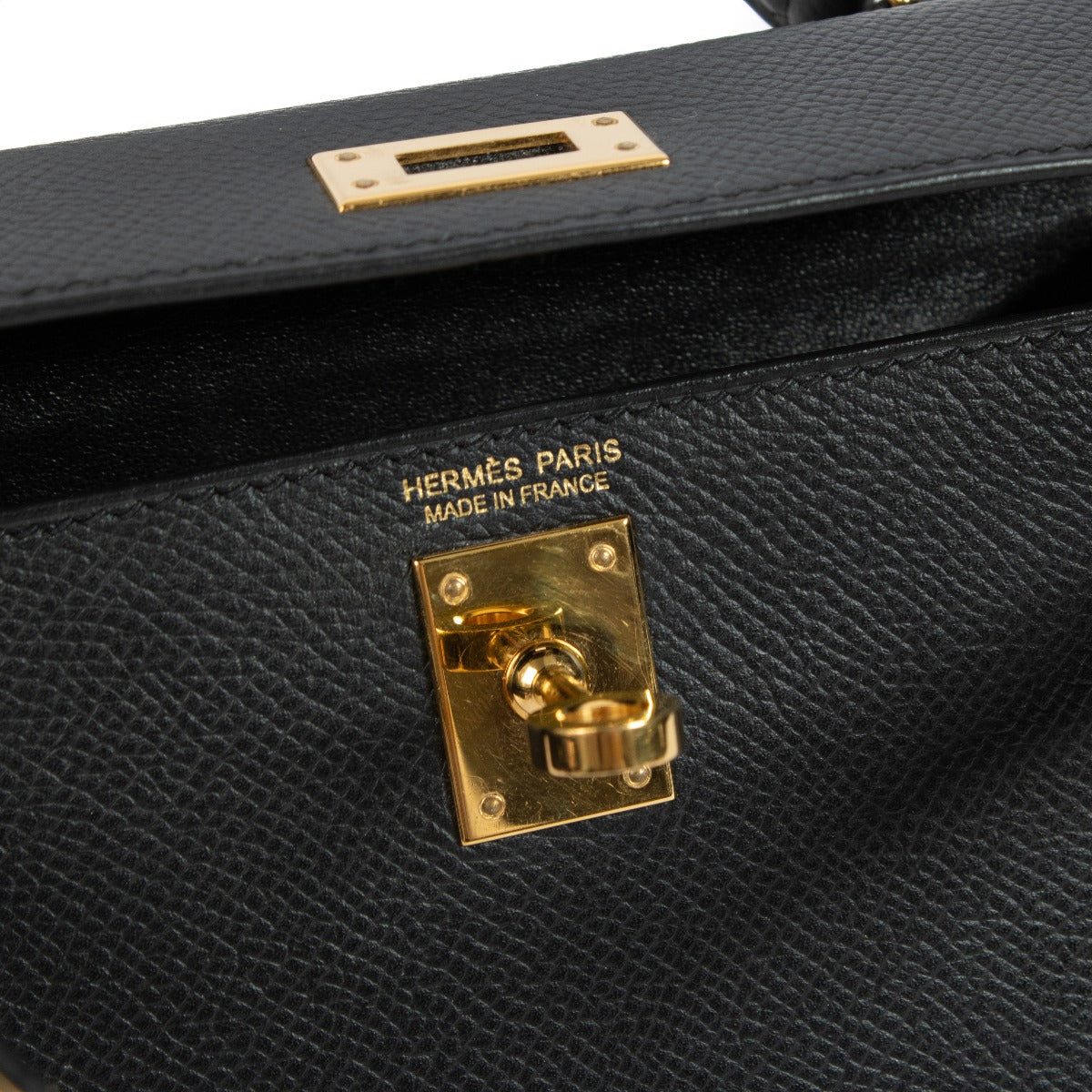 Hermès Kelly II Mini Black Epsom GHW