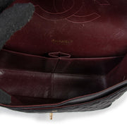 Buy an authentic second hand Chanel Black Caviar Maxi Classic Double Flap Bag as new at Labellov.