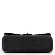 Buy an authentic second hand Chanel Black Caviar Maxi Classic Double Flap Bag as new at Labellov.