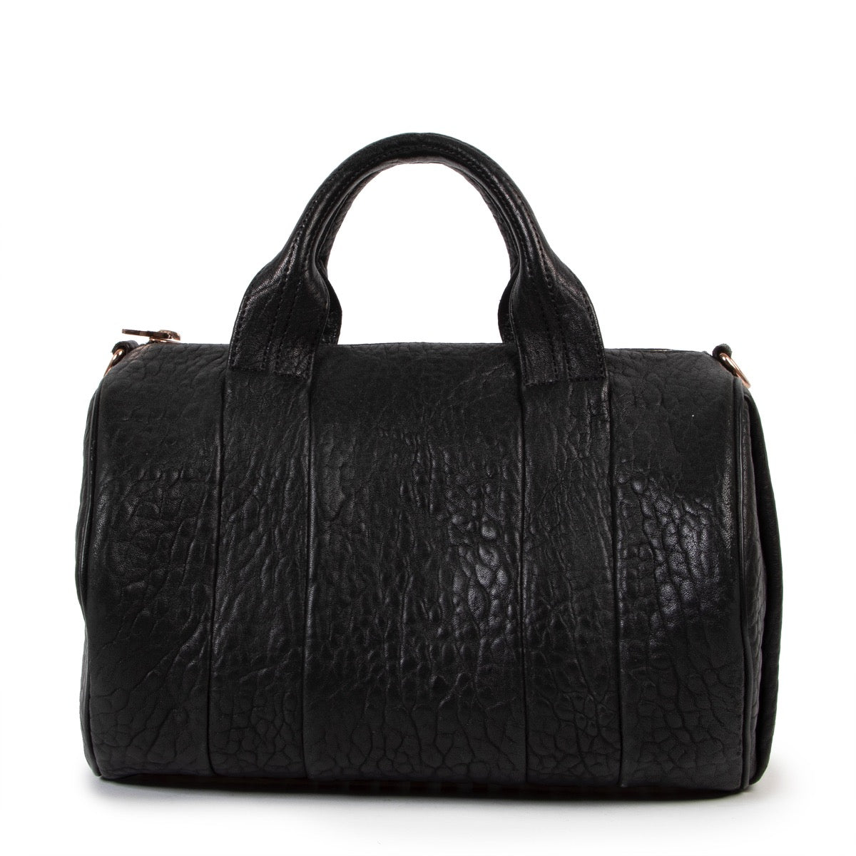 Buy an authentic second hand Alexander Wang Black Leather Rocco Bag in good pre-loved condition at Labellov.