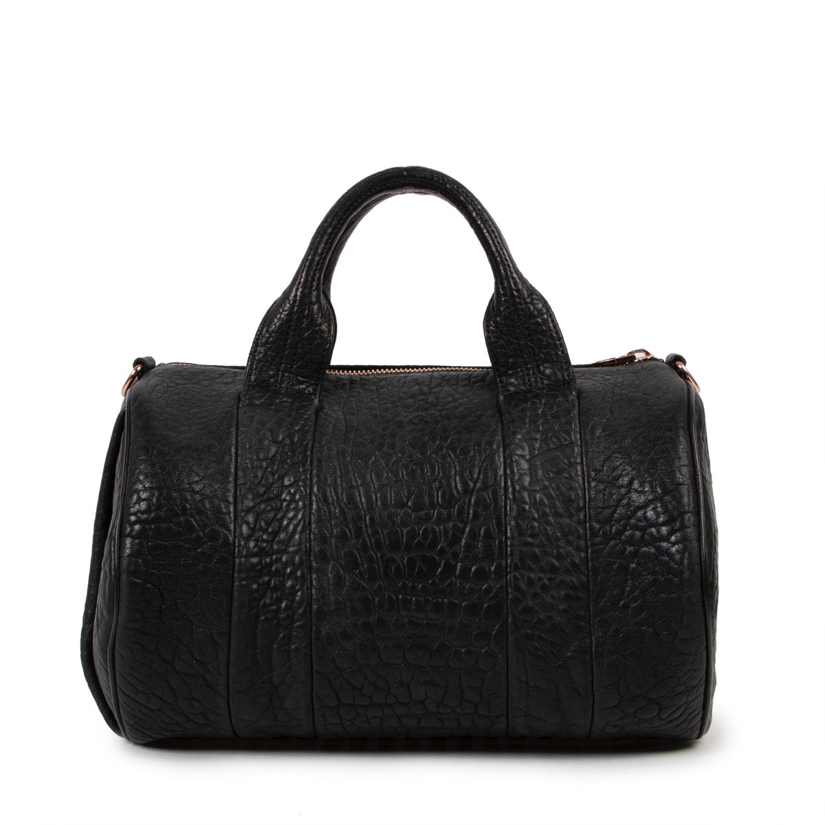 Buy an authentic second hand Alexander Wang Black Leather Rocco Bag in good pre-loved condition at Labellov.