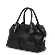 Buy an authentic second hand Tod's Black leather D Styling Bauletto Top Handle in good condition at Labellov