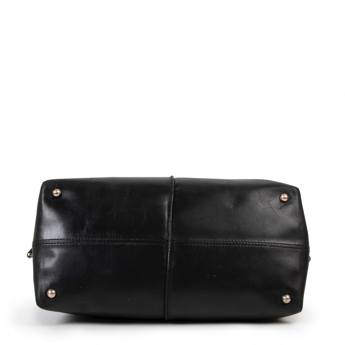 Buy an authentic second hand Tod's Black leather D Styling Bauletto Top Handle in good condition at Labellov