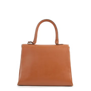 Buy an authentic second hand Delvaux Brillant MM Fauve Top Handle in good pre-loved condition at Labellov